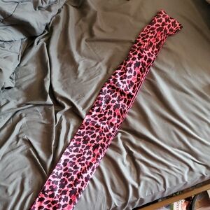 Pink Cheetah Print Tights